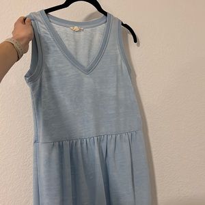 Sky blue mini dress